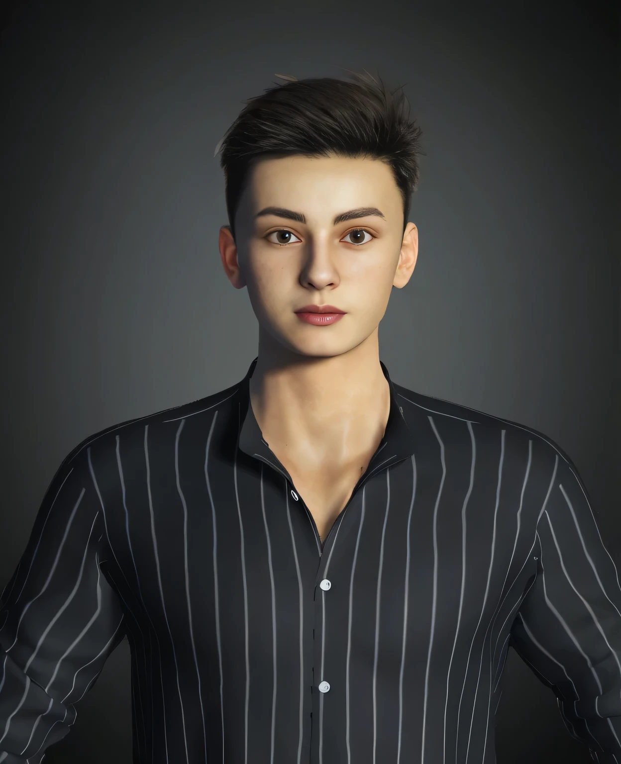 1 handsome young man, 26 year old, jungkook, muscular young male, big pectoralis, shiny white skin, chubby cheeks, round face,
detailed face, baby face, big eyes, bigger eyes, black eyes, short black hair, eye reflection,
outdoors, street, shop, sunlight, soft side light, masterpiece, best quality, extremely detailed, intricate,