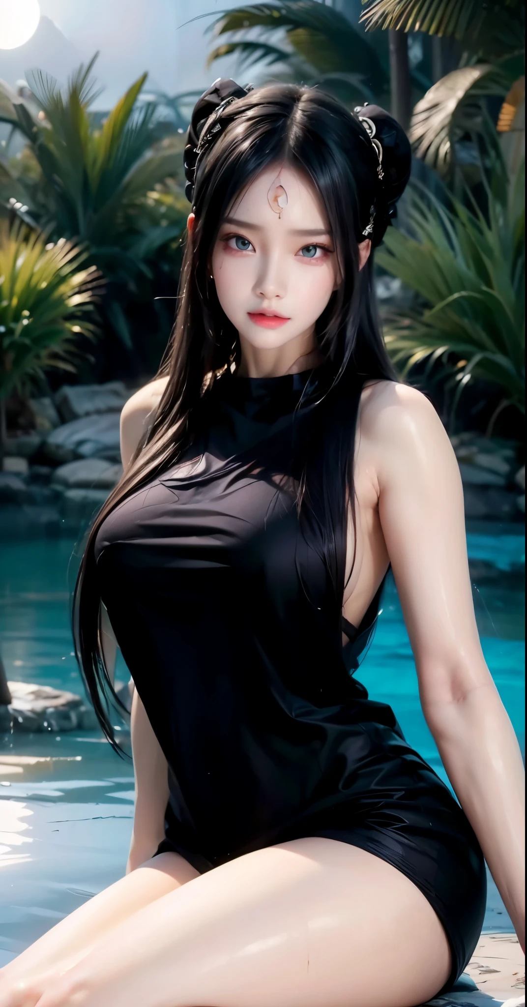 realistic, 1gril, naked, per HD, 12k, mask, wear Allstars shoes, Slim body, rather big body, six pack body, big round breasts, no clothes, beautiful breasts, looking at the camera, sitting on the sofa, transparent and clear genitals, long black hair, drenched in sweat, face details, person details, body details, clothing details, hair details, body details, body details, breast details, vagina details, clothing, eye details, sweat details, water details, pose (knees bent and legs wide apart ) whole body