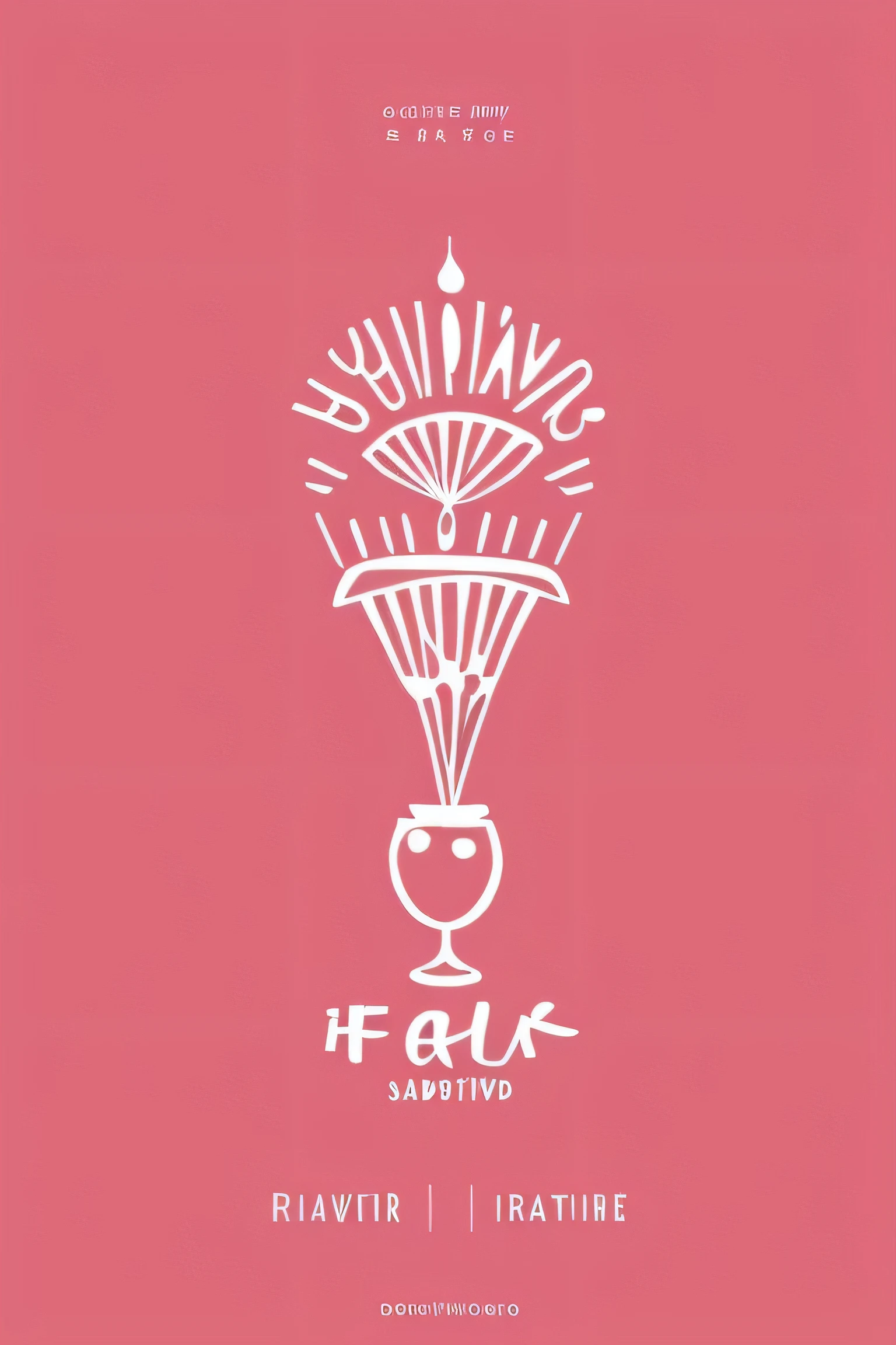 Stylish and simple hand-drawn illustrations,logo design,looks like that'Looks like it's going to be a fun festival,Contains food photos, drinks and desserts,Adopts light colors that give a sense of nature,Emotional and stylish design,Design that will please the family,Design with few photos
