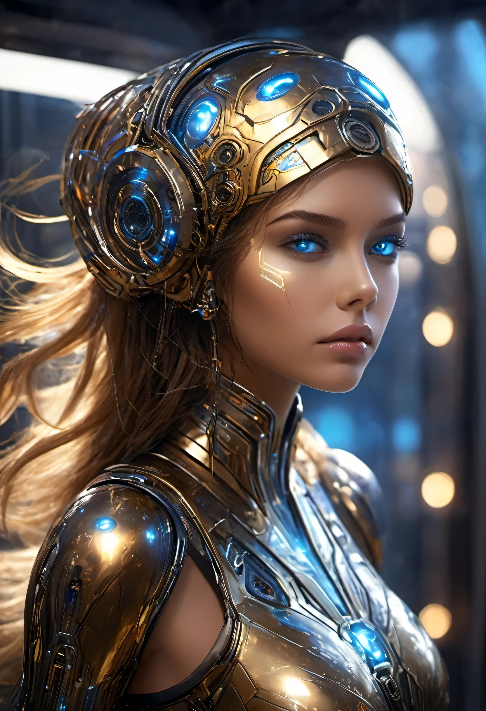 beautiful girl, beautiful face, beautiful eyes, beautiful girl, beautiful face, beautiful eyes,State-of-the-art technology, breathtaking, Extremely detailed,(golden hour lighting), Streetscape of an extraterrestrial metropolis, star wars combination&#39; Futuristic cities like Coruscant and Disneyland), Metal and glass conglomerado de Villes y Lascasieros with futuristic and technological architecture, some aliens are walking around, illuminated window, everything is full of imagination, science fiction and (Intricate details of the machine).photorealistic images, Maximum sharpness, 8K quality.(A masterpiece of the highest quality). 3D. cyber punk, 25th century technology