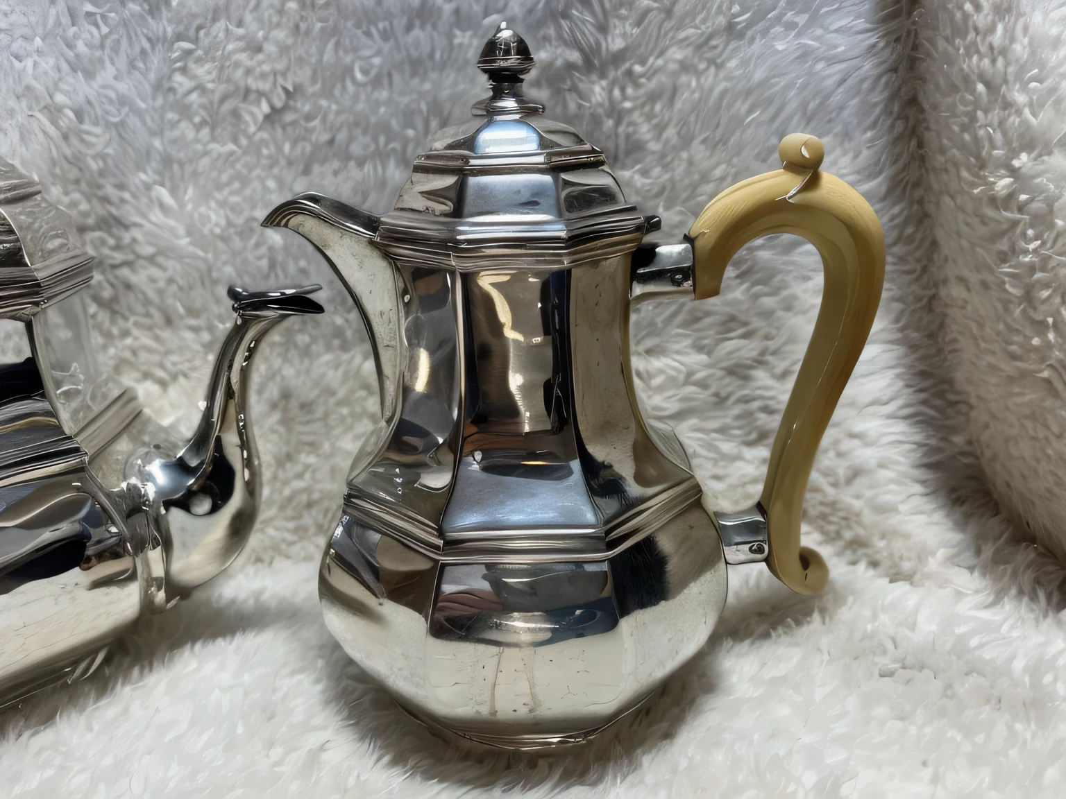 Remove stains from teapot