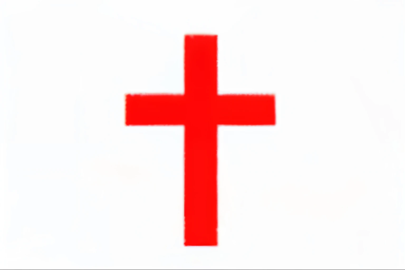 A colossal red cross stands tall on the Earth, against a starry night sky. The Bible floats on the right side of the cross, and a candle on the left. A white dove flies above, holding an olive branch. Golden light radiates from the dove, illuminating the cross, Bible, and candle. The scene evokes a sense of sacredness and hope.