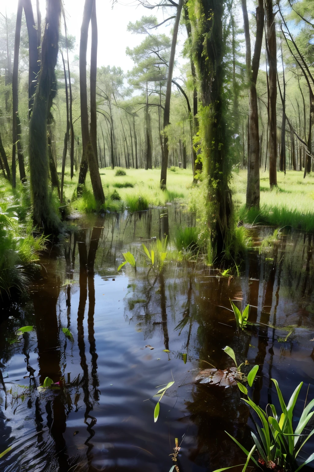 swamp in the forest