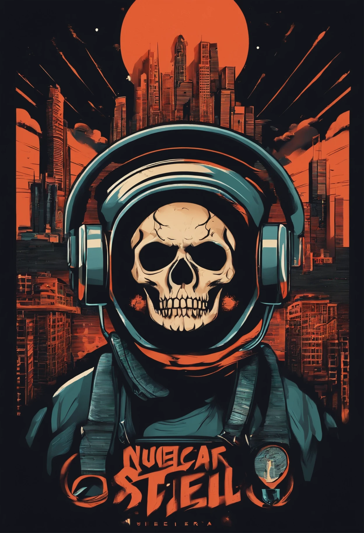 I need a logo for my urban clothing business called “NuclearStyle”, a creative and original design, dirigido a adolescentes amantes del streetwear