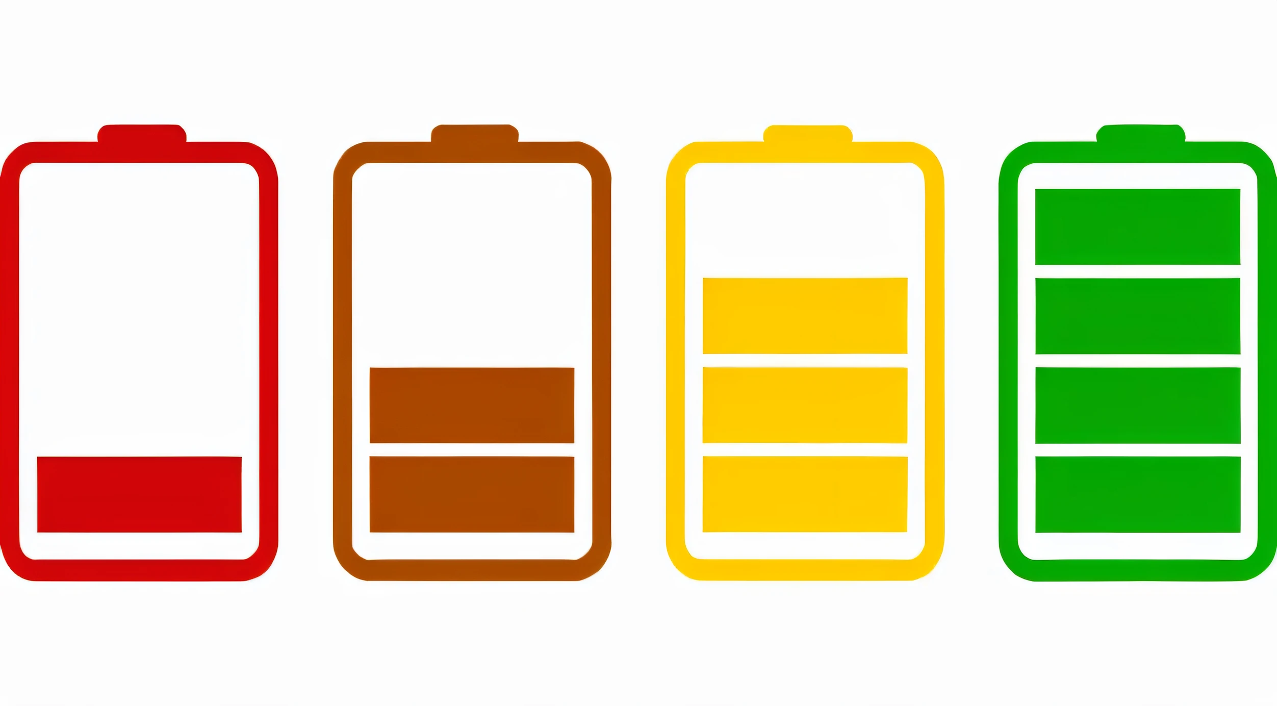 four batteries are arranged in a row on a black background, battery, on a flat color black background, battery and wires, 2 colors, on black background, yellows and reddish black, two, two colors, massive battery, uploaded, both bright and earth colors, flat color, by Andrei Kolkoutine, black and brown colors, dark setting