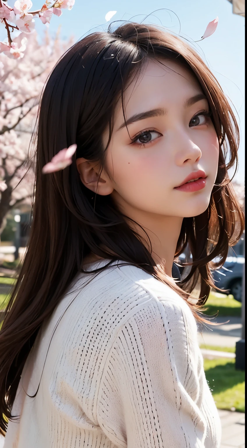 1girl walking on the river, mix4, sweater, pillow, lips, open_mouth, realistic, photo_\(medium\), solo, stuffed_animal, stuffed_toy, teddy_bear, (masterpiece), (realism: 1.3), super detailed, (High detail skin: 1.2), (Best quality: 1.0), (Ultra resolution: 1.0), (ULZZANG-6500: 0.3), wavy detail hair, long hair, sunshine, (beautiful detail makeup), (sexually aroused blush, heavy breath: 1.0), floral theme petals scattered, (soft light bloom: 0.5)