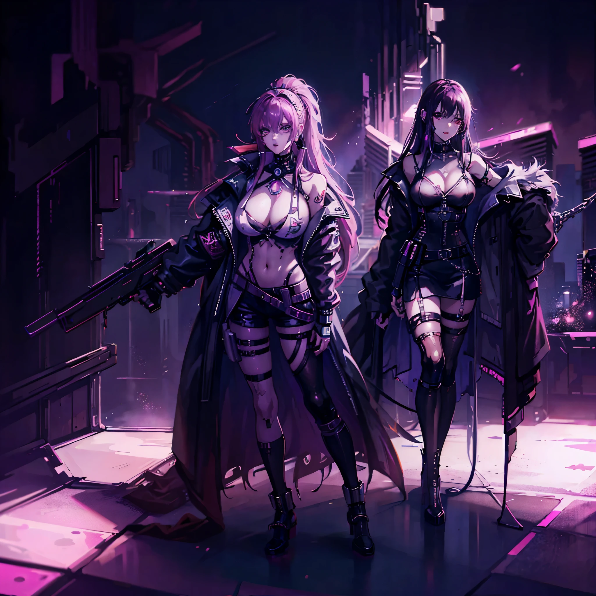 anime girl with purple hair smoking a cigarette in a dark room, cyberpunk art style, digital cyberpunk anime art, anime cyberpunk art, cyberpunk anime art, cyberpunk horror style, cyberpunk character art, dark cyberpunk illustration, female cyberpunk anime girl, cyberpunk artstyle, cyberpunk themed art, in cyberpunk style, cyberpunk character design, gothic - cyberpunk, has cyberpunk style
