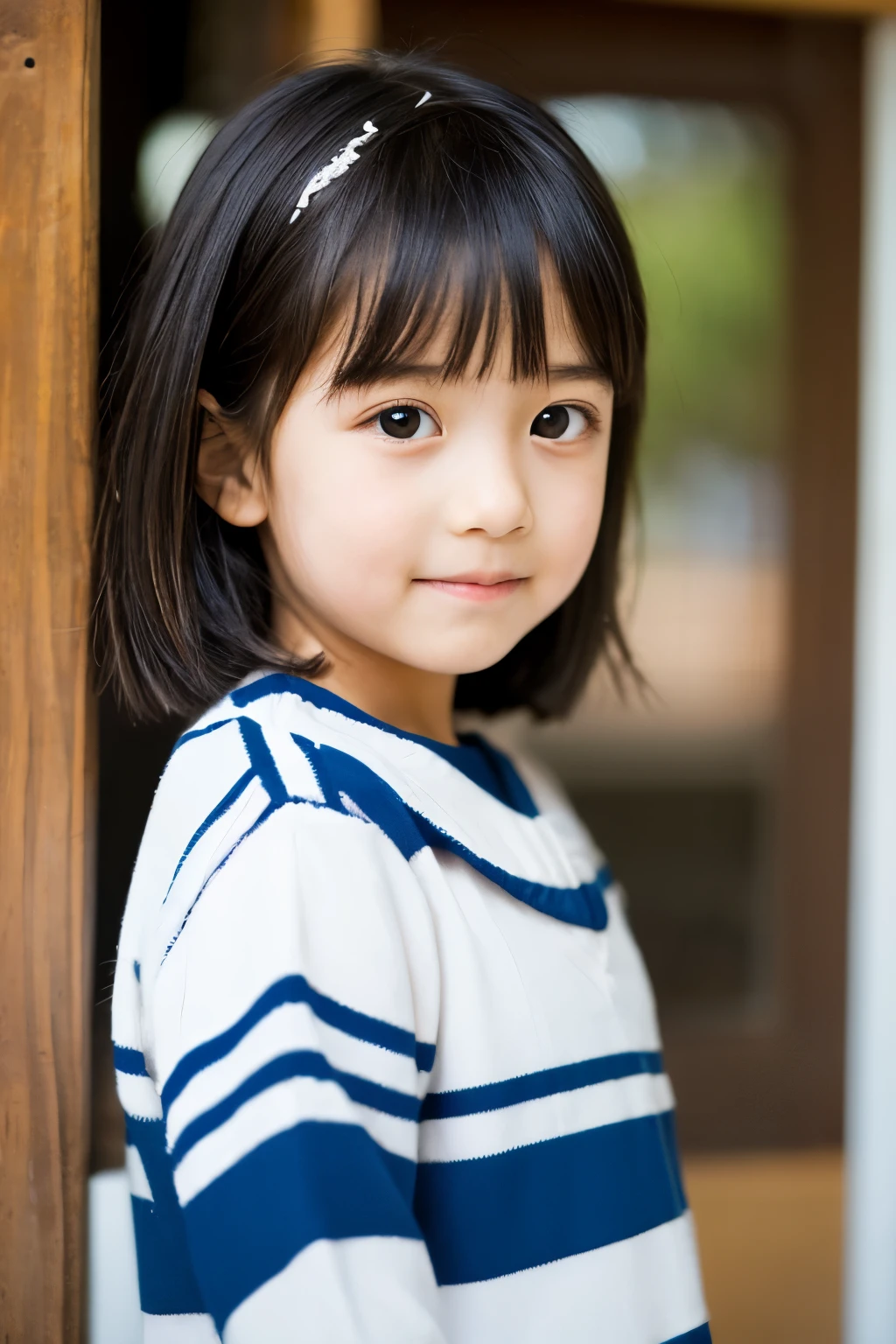 masterpiece, highest quality,5 ,Japanese,primary se,black hair, black eye, short hair, kind,young