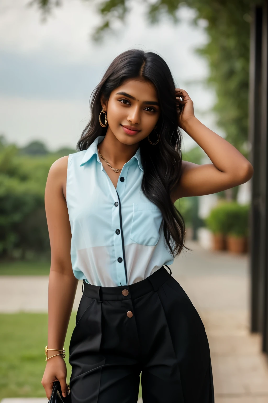 Kerala girl lifting skirt
