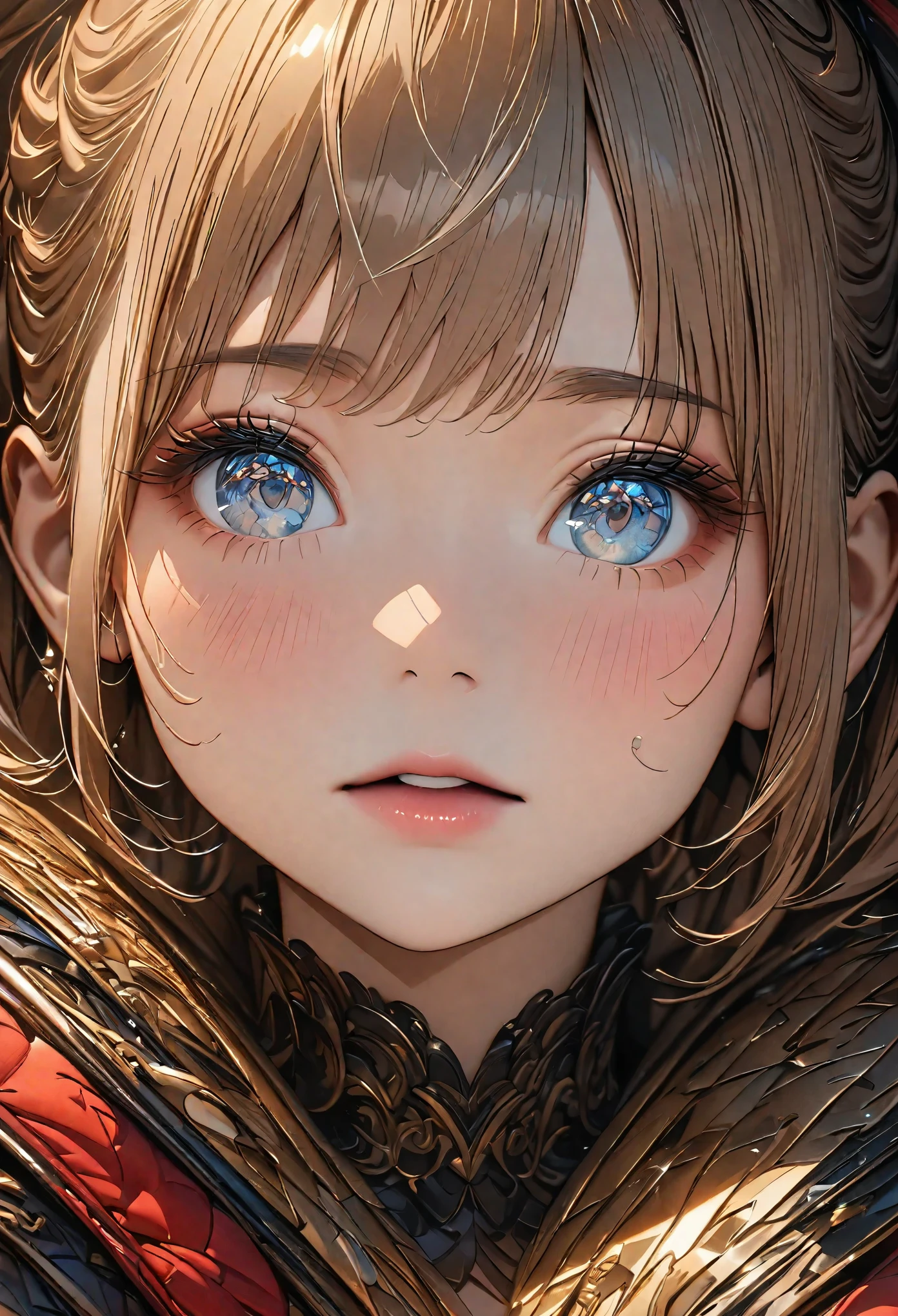 (highest quality:0.8), Extreme close-up portrait of a pretty woman walking in the city、(((highest quality、ultra high resolution、Super detailed、master piece:1.5、８ｋ、１６ｋ、Portrait)))