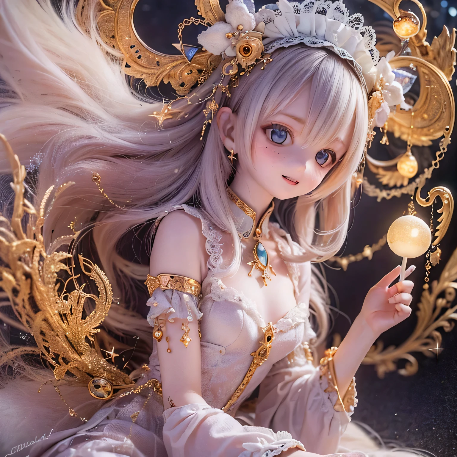 (highest quality, High resolution, Realistic:1.37),Very detailed, Beautiful details,Beautiful lip detail,Very detailed目と顔,Long eyelashes,One Girl,Portraiture,Sharp focus,Vibrant colors,Soft lighting,Fenrir Girls,Big Breasts,Fantasy elements,Snow Scene,ice magic,Flowing hair,Heavenly beauty(((((whole body)))))(((((nude)))))cute cute Sexy pose whole body (((Sexy pose)))(((((((child)))))))(((pretty girl)))flat chest shoesタイツ contrapposto pussy
smile