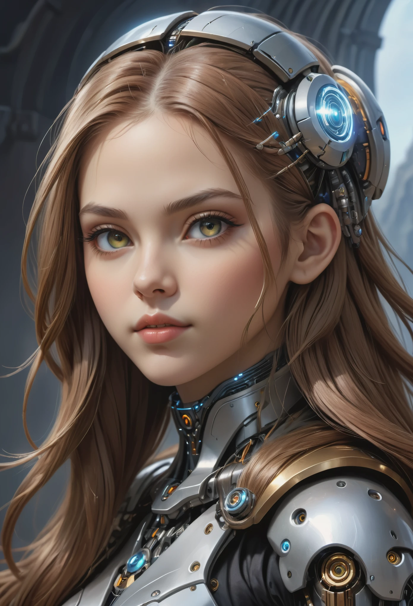 ((best quality)),((masterpiece)),(detailed),close-up person,long hair,(fantasy art:1.3),cute cyborg girl,highly detailed face,(render of April:1.1),beautiful artwork illustration,(portrait composition:1.3),(8k resolution:1.2),, (masterpiece,best quality,ultra_detailed, highres, absurdres:1.2),