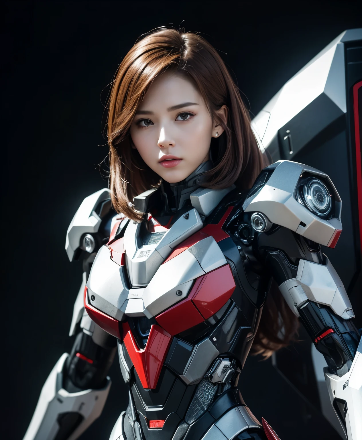 Super detailed, advanced details, high quality, 最high quality, High resolution, 1080p, hard disk, beautiful,(war machine),(black widow),beautifulサイボーグ女性,Mecha cyborg girl,battle mode,Mecha body girl,She is wearing a futuristic war machine weapon mecha,