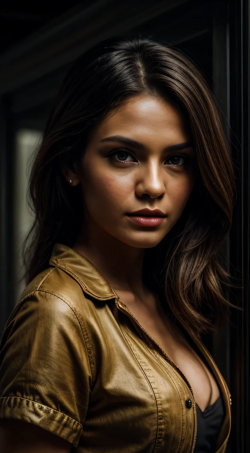 photo of beautiful, a woman with perfect hair, wearing Dark Yellow (torn clothes:1.1), (pagoda:1.1), (closeup), modelshoot style, (extremely detailed CG unity 8k wallpaper), professional majestic photography, (Leica M6 Camera), 24mm, exposure blend, hdr, faded, extremely intricate, High (Detail:1.1), Sharp focus, dramatic, soft cinematic light, (looking at viewer), (detailed pupils), 4k textures, elegant, ((((cinematic look)))), soothing tones, insane details, hyperdetailed, low contrast, (epicPhoto)