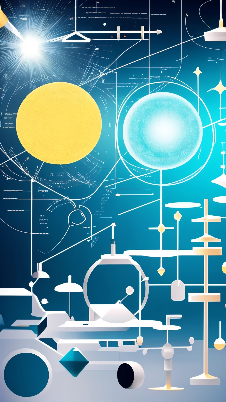 The image should convey the idea of the laws of physics. The picture can depict various physical phenomena, such as gravity, electromagnetism, optics and others. You can use abstract shapes and colors, to convey the idea of the laws of physics. The background can be neutral or reflect the theme of science and physics, For example, using laboratory equipment or formulas. It is important to convey the idea of precision and order, which underlie the laws of physics.