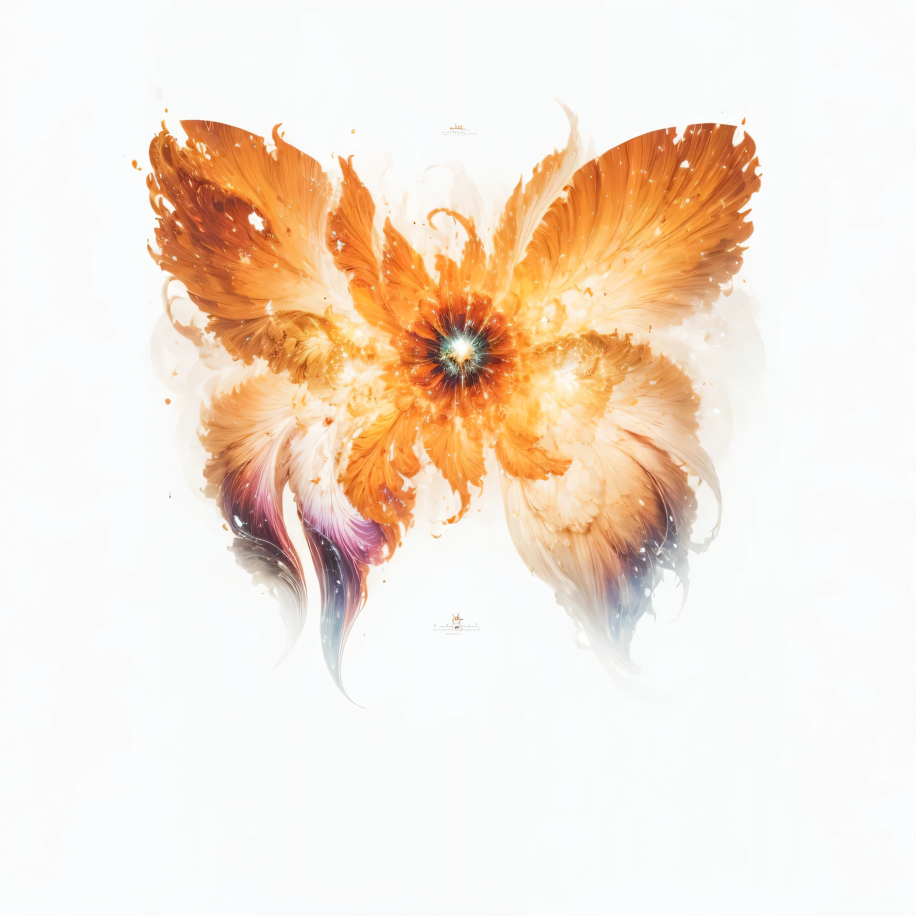 orange galaxy,rotational collision,orange nebula