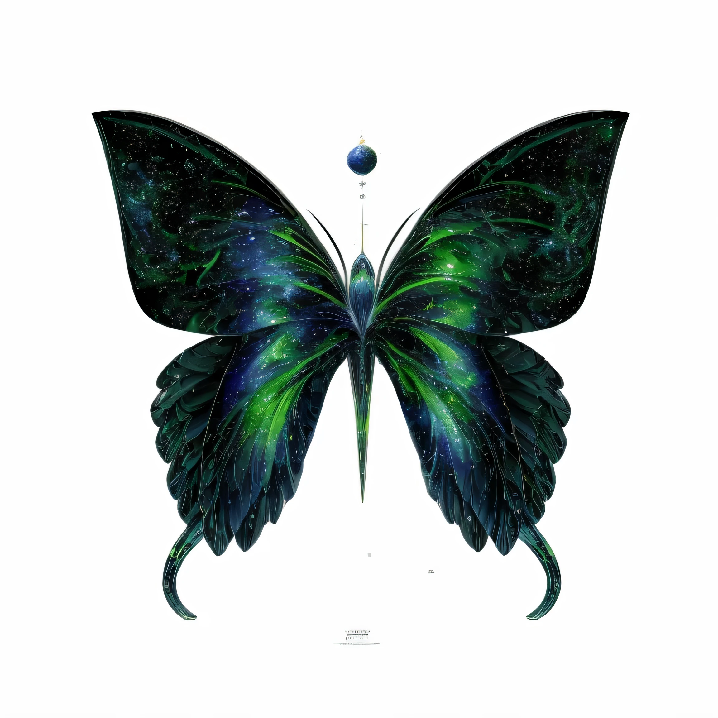 Pegasus planet，universe space，dragon green galaxy，Green Planet