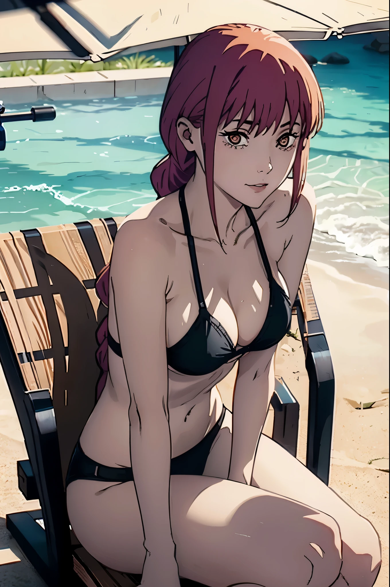 sand, make into sand, make part of sand