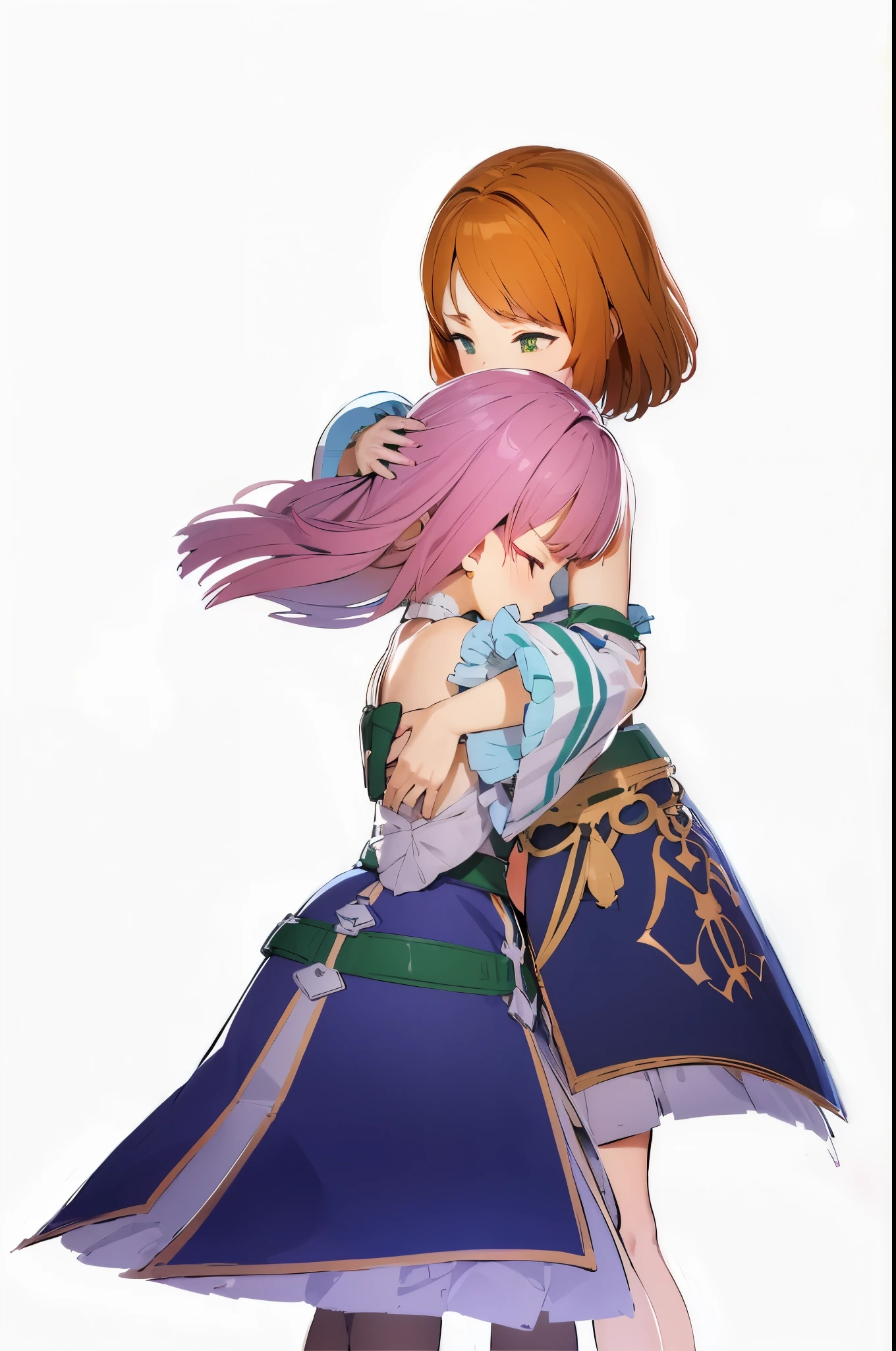 hug,two beautiful girls,hug,hug,4k,8k,highest quality