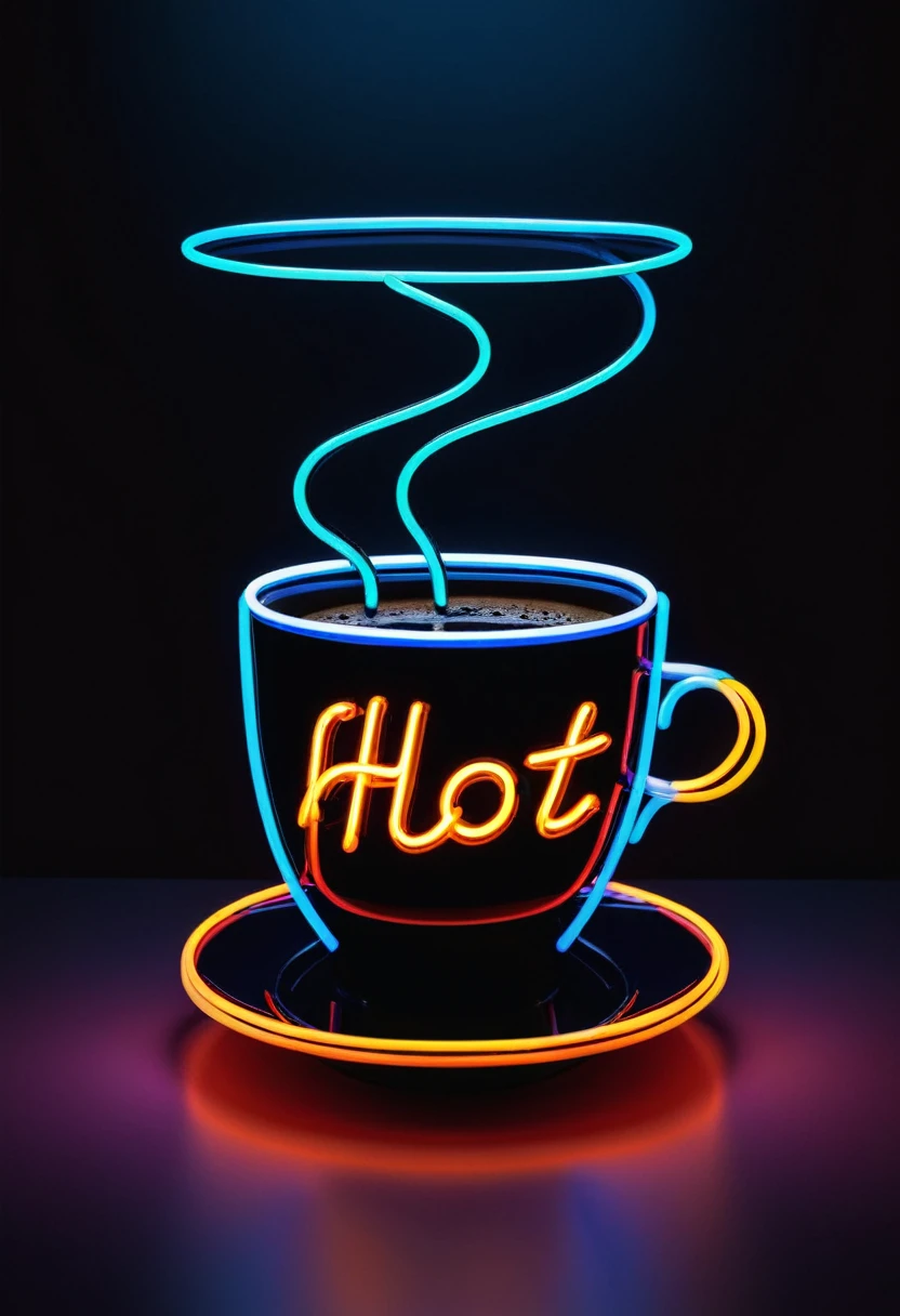 
        A simple neon sign C0FFEE in the shape of a hot coffee cup(The words are arranged under the coffee cup) Create low-brightness transparent basket colors. Neon artwork. Low-brightness basket colors. Soft atmosphere. Color gradients. Special effects and layers. Through the magic of light.，Create Stunning Neon Artwork Professional Photography Art Photography, intricate details, super detailed, surreal, Ultra HD Master Art Works