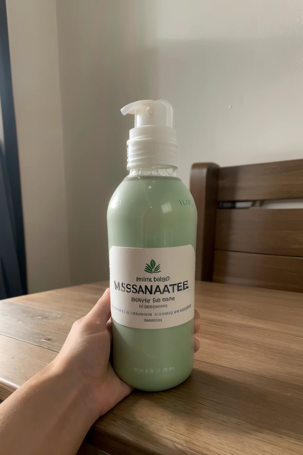Dimensiones: Bottle 250 ml high and 7 cm in diameter.
Materiales:
Botella: Recycled PET plastic (100% reciclable) de color verde transparente para que se vea el contenido.
Tapa: Recycled PP plastic (100% reciclable) del mismo color verde que la botella.
Etiqueta: Biodegradable kraft paper with a minimalist design that highlights aloe vera as the main ingredient.