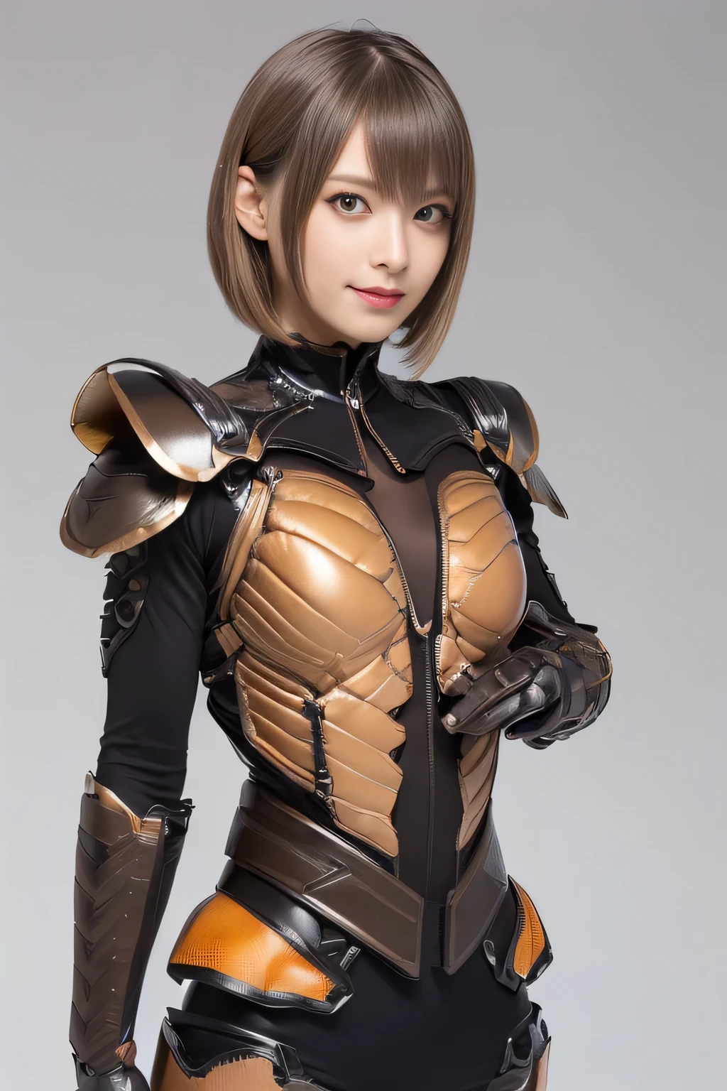 (high resolution,masterpiece,best quality,extremely detailed CG, anime, official art:1.4), realistic, photo, amazing fine details, all intricate, gloss and shiny,awesome many layers, 8k wall paper, 3d, sketch, kawaii, illustration,( solo:1.4), perfect female proportion,villainess, (fusion of dark brown cockroach and lady:1.4), (brown cockroach form lady:1.2), (brown cockroach lady:1.2), (fusion:1.2), (solo:1.4), (evil smile:1.2), muscular, abs, (cockroach brown exoskeleton bio insect suit:1.4), (cockroach brown exoskeleton bio insect armor:1.2), (brown transparency cockroach wing:1.4), (brown cockroach antennae:1.3),