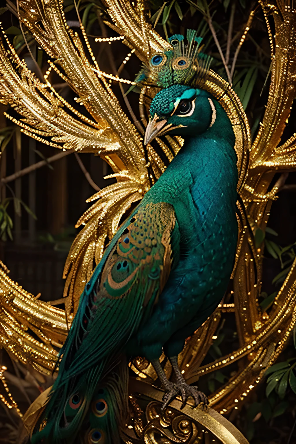 A golden peacock. Love, hunger, longing and revolution
