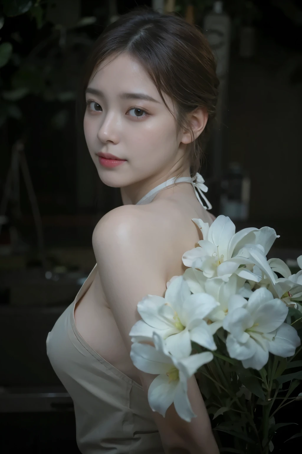 A woman is cooking.、(Kitchin_apron:1.Wear 3)、Good hands、10、high-reaster-piece、highest quality、head:1.3、((Hasselblad photo))、Fine Skin、crisp focus、(Light like a movie)、gentle lighting、Dynamic Ungle、[:(detailed face:1.2):0.2]、The chest is large.、Sweating, skin flow.:1.2、(((In the kitchen))) Erotic smile　Audience view　Colossal　having　sleeveless　Quench the upper arm.　I'm sticking out.　open legs　Nipples are visible.　cleanliness　Large kitchen　bedroom　Wine Glass　　 Negative prompt　Pubic hair can be seen.
Negative Pro, smiling, ((detailed face )), ((detailed beauti vagina)), ((detailed body ((naked)))) , (((The massage central))), (((room master))), Highly detailed face and skin texture, Detailed eyes, Double eyelid,big breasts 