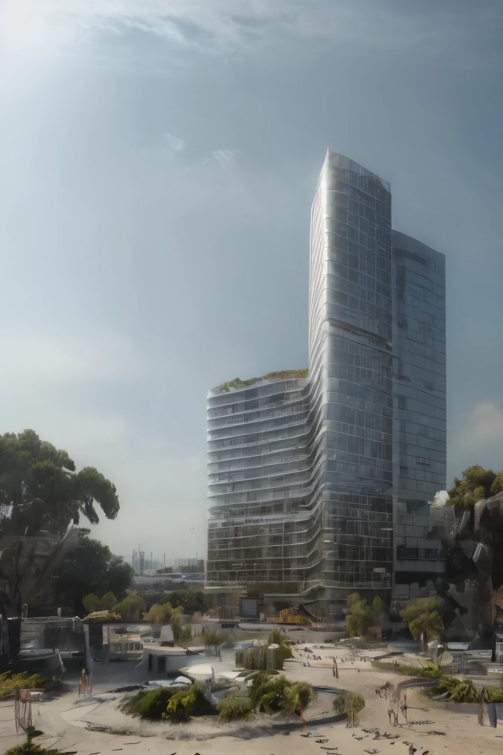 people walking around a plaza with palm trees and a building in the background, mantra rendering, futuristic marrakech, photo from 2022, inspired by Zha Shibiao, conceptual, wide angle exterior 2022, by Zha Shibiao, future miramar, architectural rendering, architectural render, mid-view, in a beachfront environment, architectural visualization
(extremely detailed CG unity 8k wallpaper),(masterpiece), (best quality), (ultra-detailed), (best illustration),(best shadow), cowboy shot, (sharp eyeliner, eyeshadow, detailed eyes:1.1), (city background:1.2), ,BREAK , mod3 (girls' frontline), ,