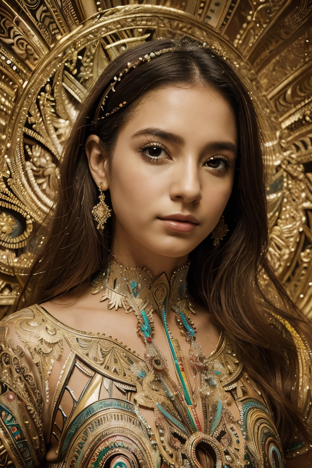 (obra de arte, maximum quality, Melhor qualidade, arte oficial, Beautiful and Aesthetic:1.2), (1 garota), extremamente detalhado,(arte fractal:1.3),colorida,mais detalhado