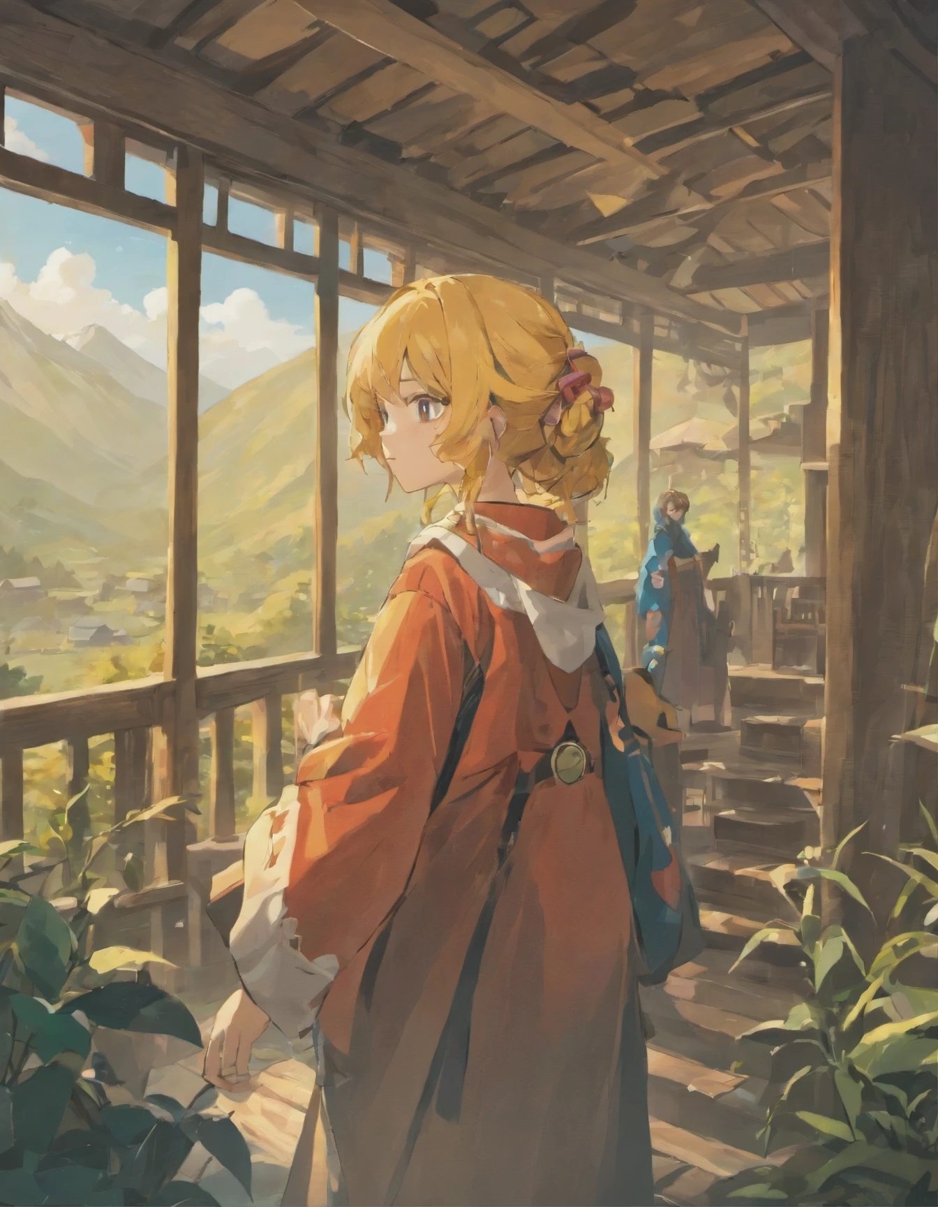 Peaceful mountain hut experience