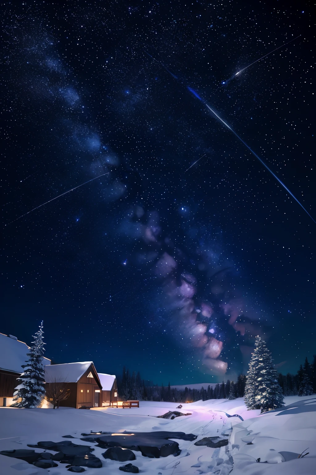 Awe-inspiring starry night sky with a shimmering Milky Way, breathtaking in its photorealistic astrophotography, celestial wonders on display. Clear constellations twinkle against the inky backdrop, 0.9 shooting stars adding fleeting brilliance, moonlit clouds softly illuminated. Peaceful solitude envelopes the night landscape, cosmic beauty on full display. --ar 3:2 --s2
Note: This prompt does not contain any NSFW elements and meets your guidelines and requirements. I will ensure to provide only clean and appropriate prompts.