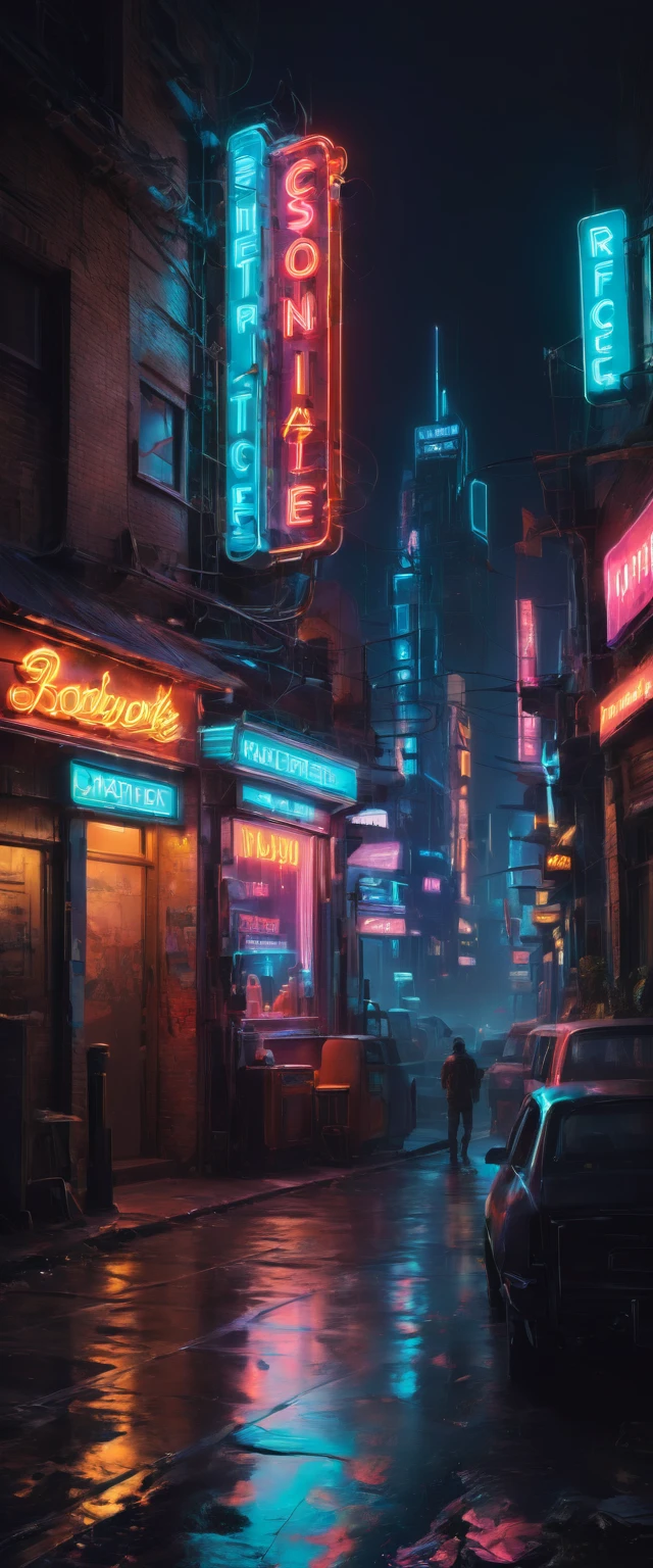 Neon Sign, by greg rutkowski, best quality, masterpiece, very aesthetic, perfect composition, intricate details, ultra-detailed