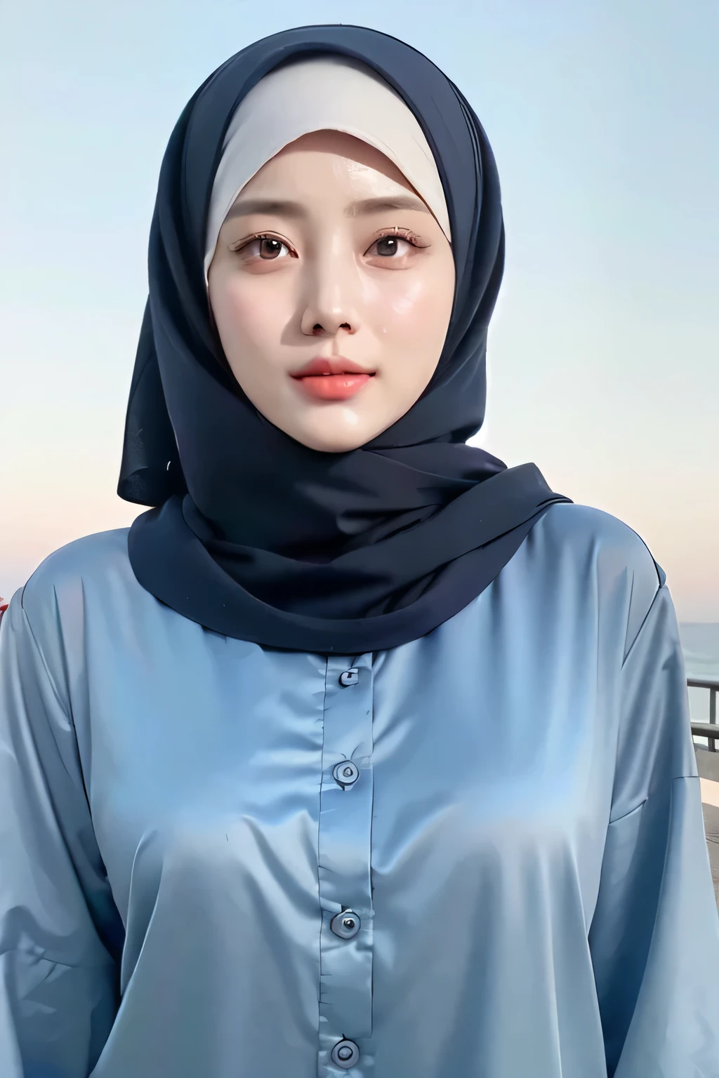 ((Best quality, 8k, Masterpiece :1.37)), (wear hijab blue collor), girls wear hijab blue collor, (girls wearing hijab moslem), beautiful face, face bukkake, 18 years old girls, ultra detailed face, ultra detailed body, slim body, lips smile, Beautiful detailed eyes, eyes korean, detailed nose, Natural Lip, Wear hijab moslem, fancy jubba thobbe, (photo full body), view of the blue sky, Slim Body, body erotic, (undressing nude), small pussy, verry small vaginal, realistic face, backround people hijab 