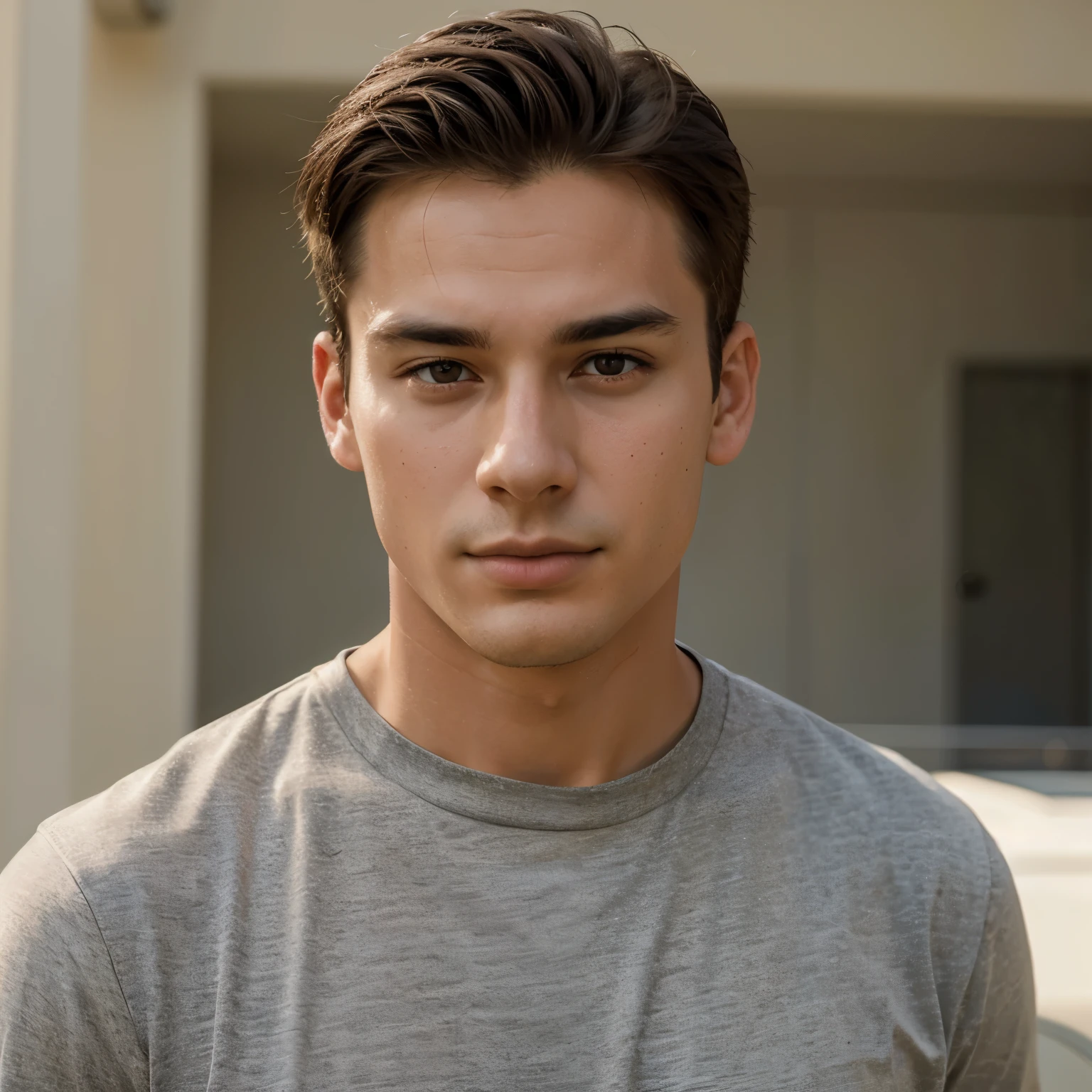 I want the image of a somewhat handsome 24 year old boy