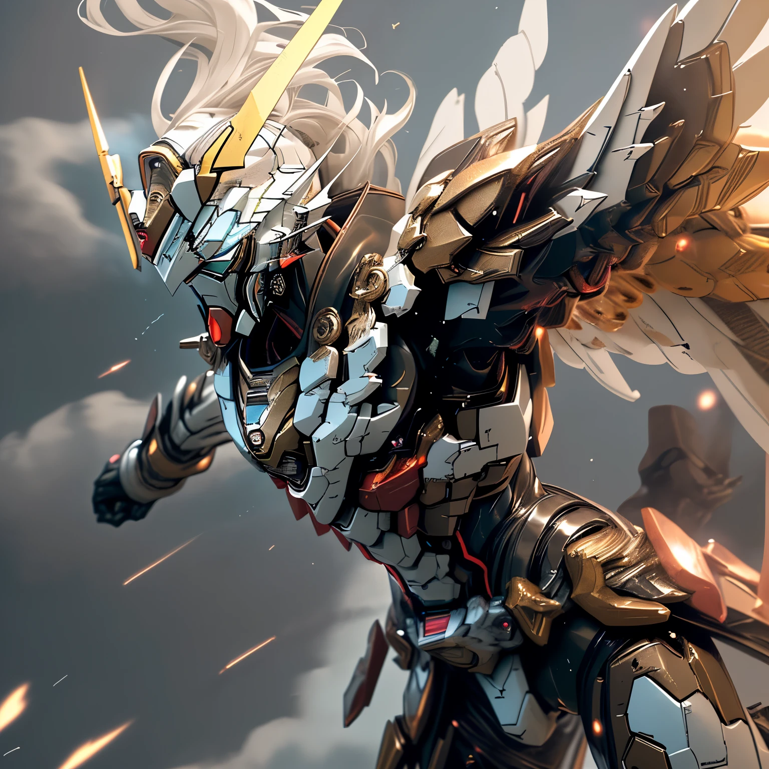 Certainly! Let's create a next form for Kamen Rider Komuki, emphasizing a new element:
**Next Form: Kamen Rider Komuki - Gale Form**
**Element:** Wind
**Description:**
In this form, Kamen Rider Komuki gains mastery over the element of wind, enhancing his agility and granting him control over powerful gusts and whirlwinds. The Gale Form armor features sleek, aerodynamic designs with flowing patterns reminiscent of swirling winds. Here are some key features:
- **Armor Enhancement:** The Gale Form armor provides enhanced speed and agility, allowing Kamen Rider Komuki to move with incredible swiftness and grace. His movements become as fluid as the wind itself.
- **Wind Manipulation:** With the power of the wind at his command, Kamen Rider Komuki can summon whirlwinds and tornadoes to disorient enemies and deflect incoming attacks. He can also create gusts of wind to propel himself through the air or unleash devastating cyclone-based attacks.
- **Weapon Upgrade:** The Muki Blaster transforms into the Gale Blaster, a high-powered weapon capable of firing concentrated blasts of wind energy. Kamen Rider Komuki can also imbue his strikes with the force of a hurricane, delivering devastating blows to opponents.
- **Visual Enhancements:** The Gale Form features swirling patterns of wind energy coursing through the armor, with translucent elements that shimmer like a breeze in motion. The helmet design incorporates aerodynamic features, such as streamlined vents and wing-like extensions, symbolizing Kamen Rider Komuki's connection to the element of wind.
With the Gale Form, Kamen Rider Komuki becomes a formidable force of nature, harnessing the power of the wind to protect the environment and uphold justice.