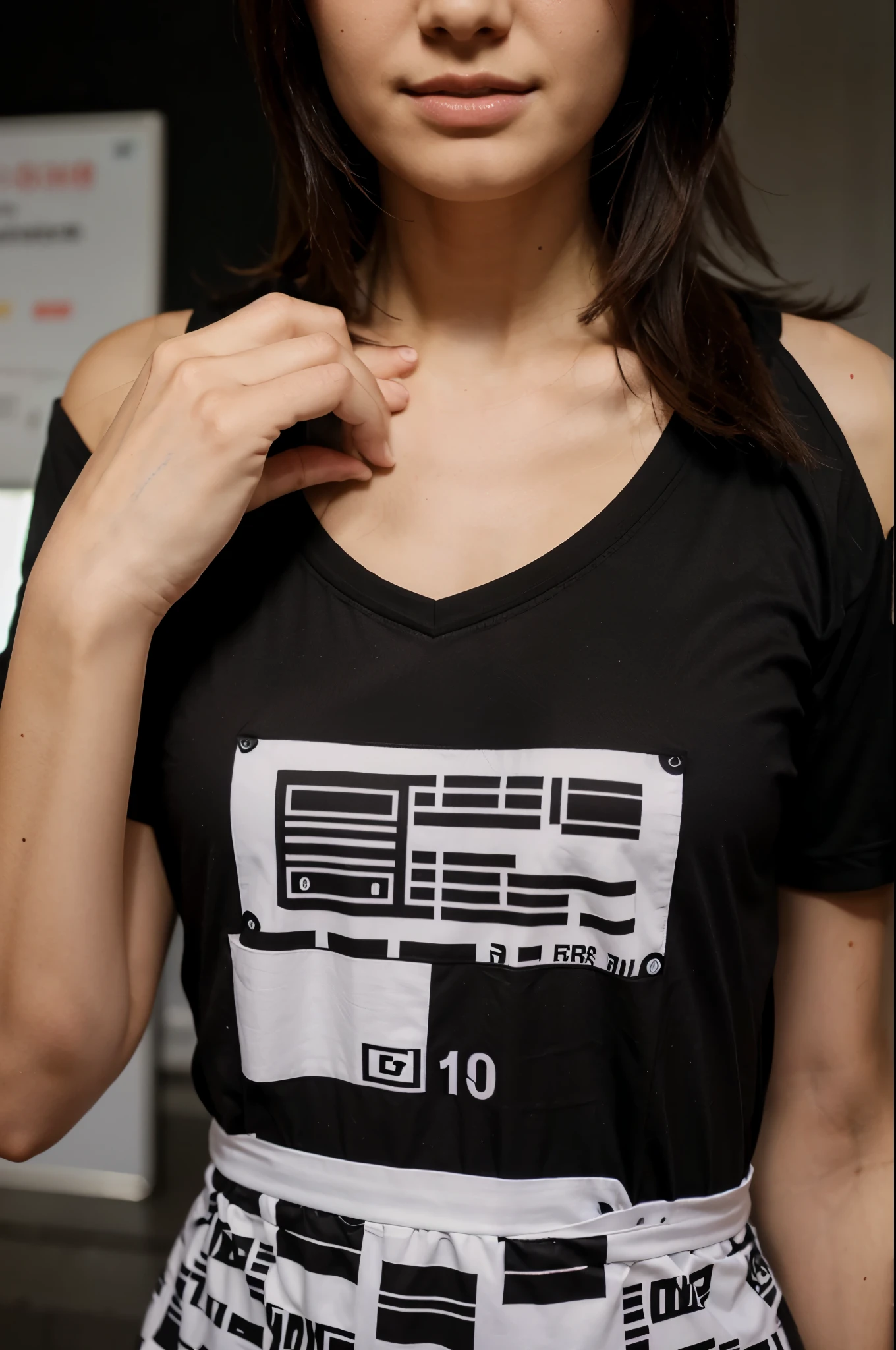 Camiseta com qr codes