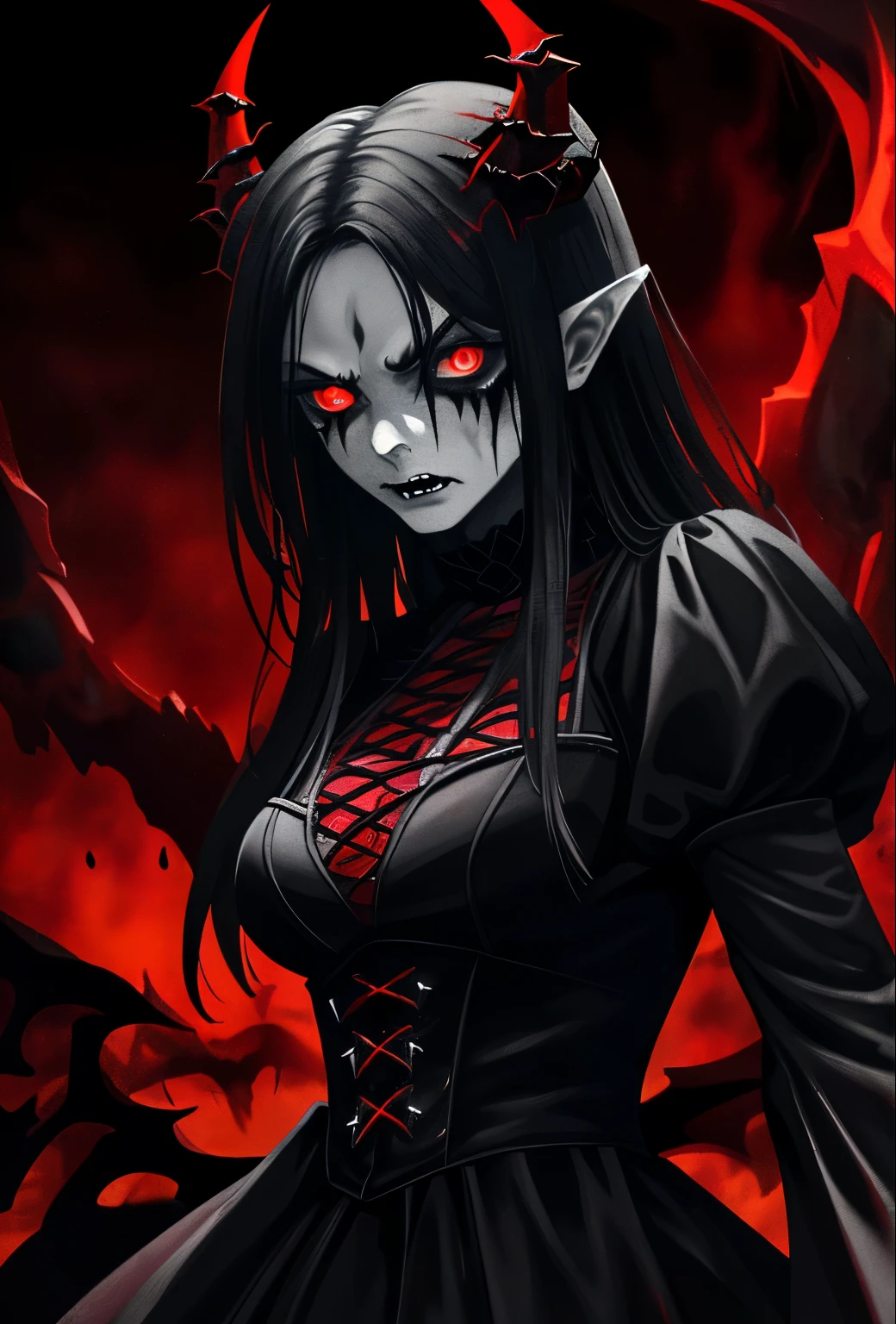 ((Melher negra belissima)),vampira ,roupas goticas