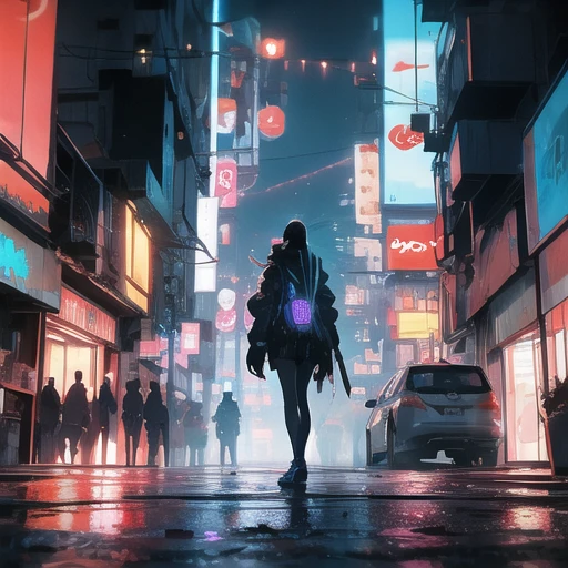 Neon Sign, by greg rutkowski, best quality, masterpiece, very aesthetic, perfect composition, intricate details, ultra-detailed