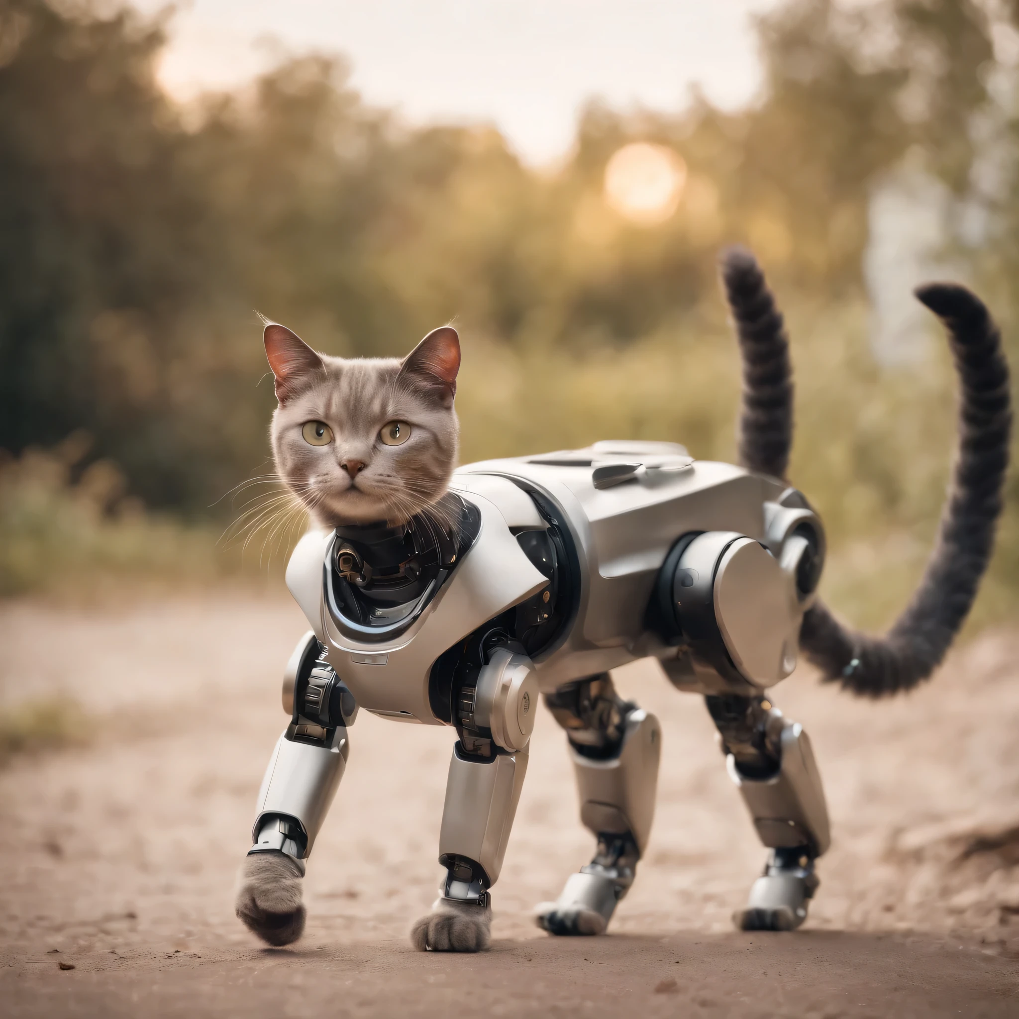 ai cat robots cybox walking