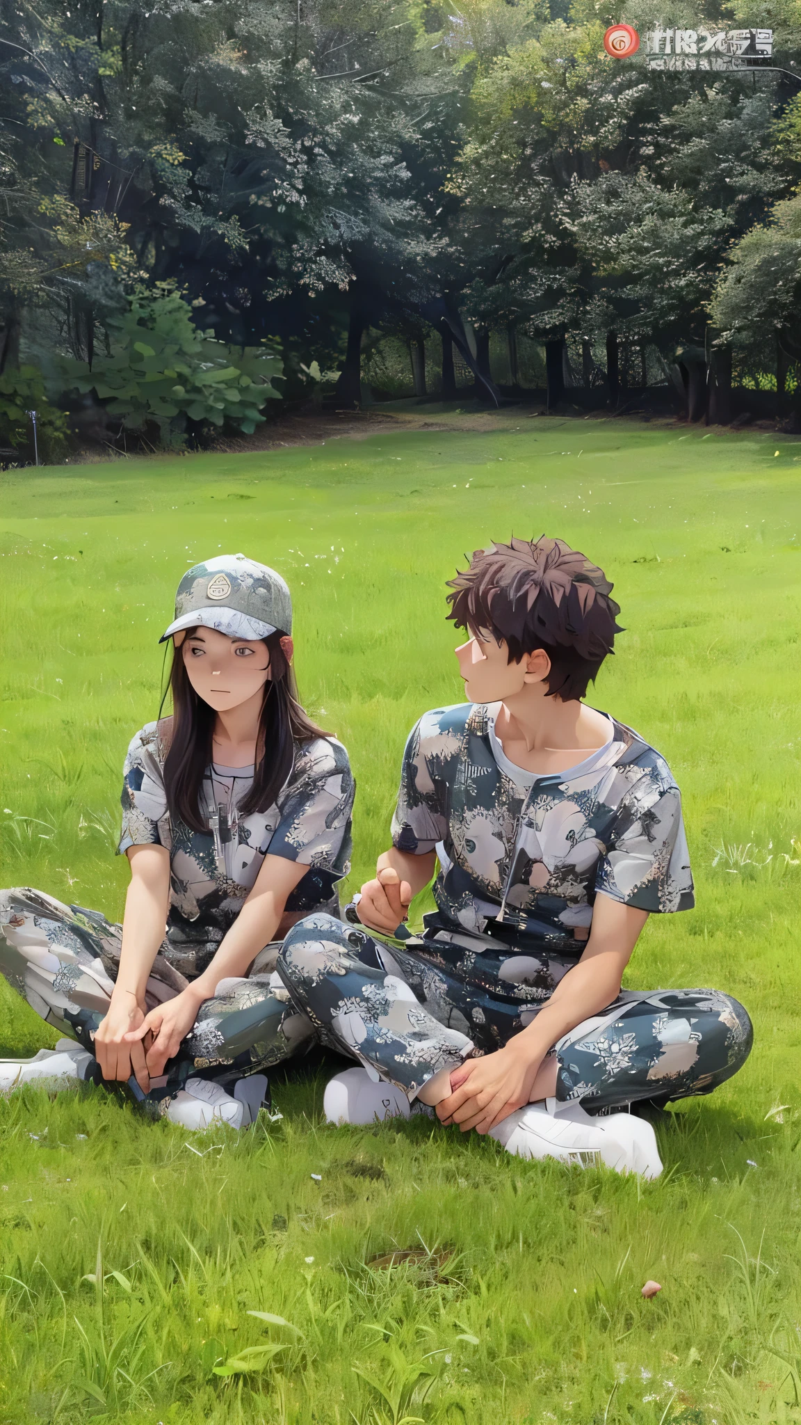 best details, best results,the background is very detailed, the background matches the example image, the background matches the example image, nothing has changed, the background remains consistent like the example image, nothing has changed, perfect results, best results, very detailed, anime style, male anime face and woman