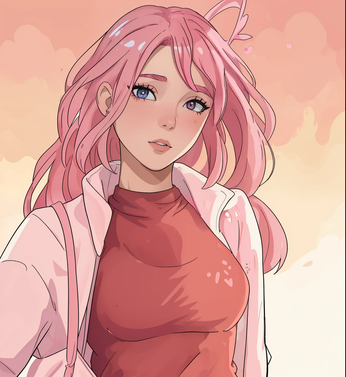 Pink hair