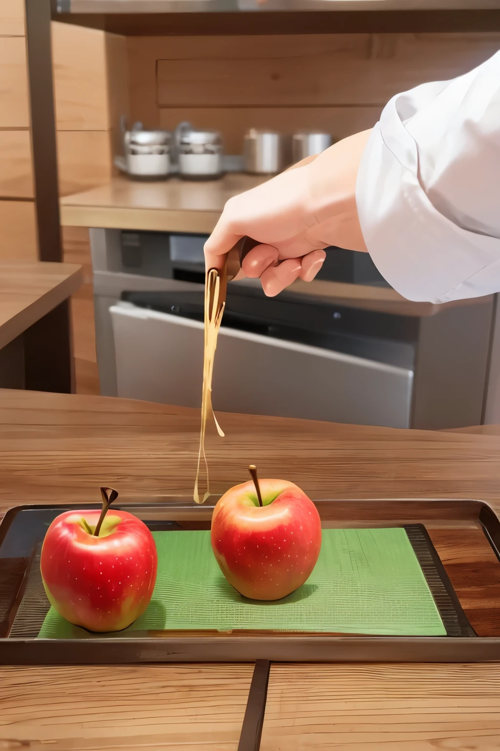 create image of a bitten apple