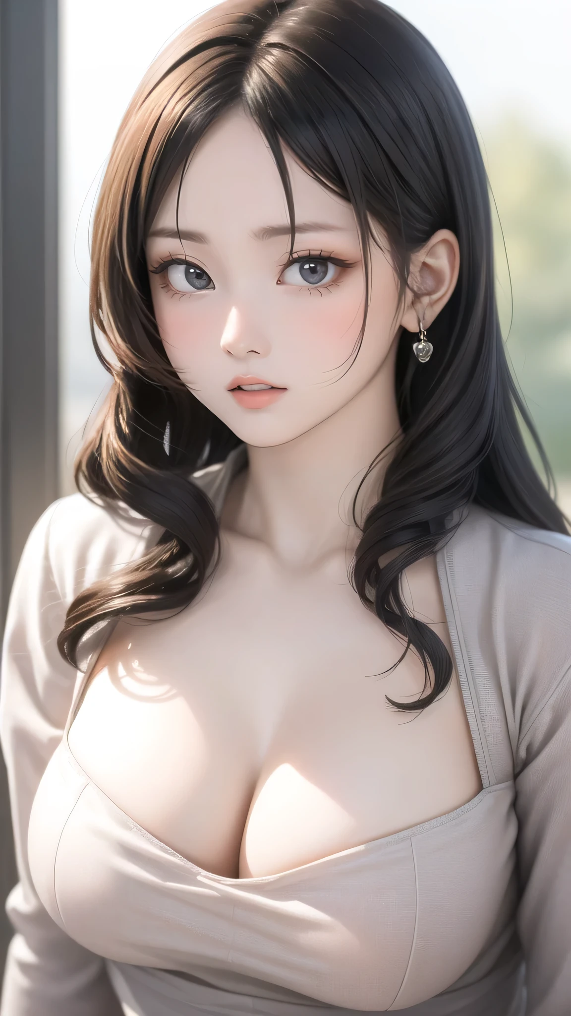 (random pose:1.2),(random hairstyle),(large breasts),(Highest image quality,(8K), Ultra-realistic, Best Quality, High quality, High Definition, high quality texture, high detailing, Beautiful detailed, fine detailed, extremely details CG, Detailed texture, realistic representation of face, masterpiece, presence)