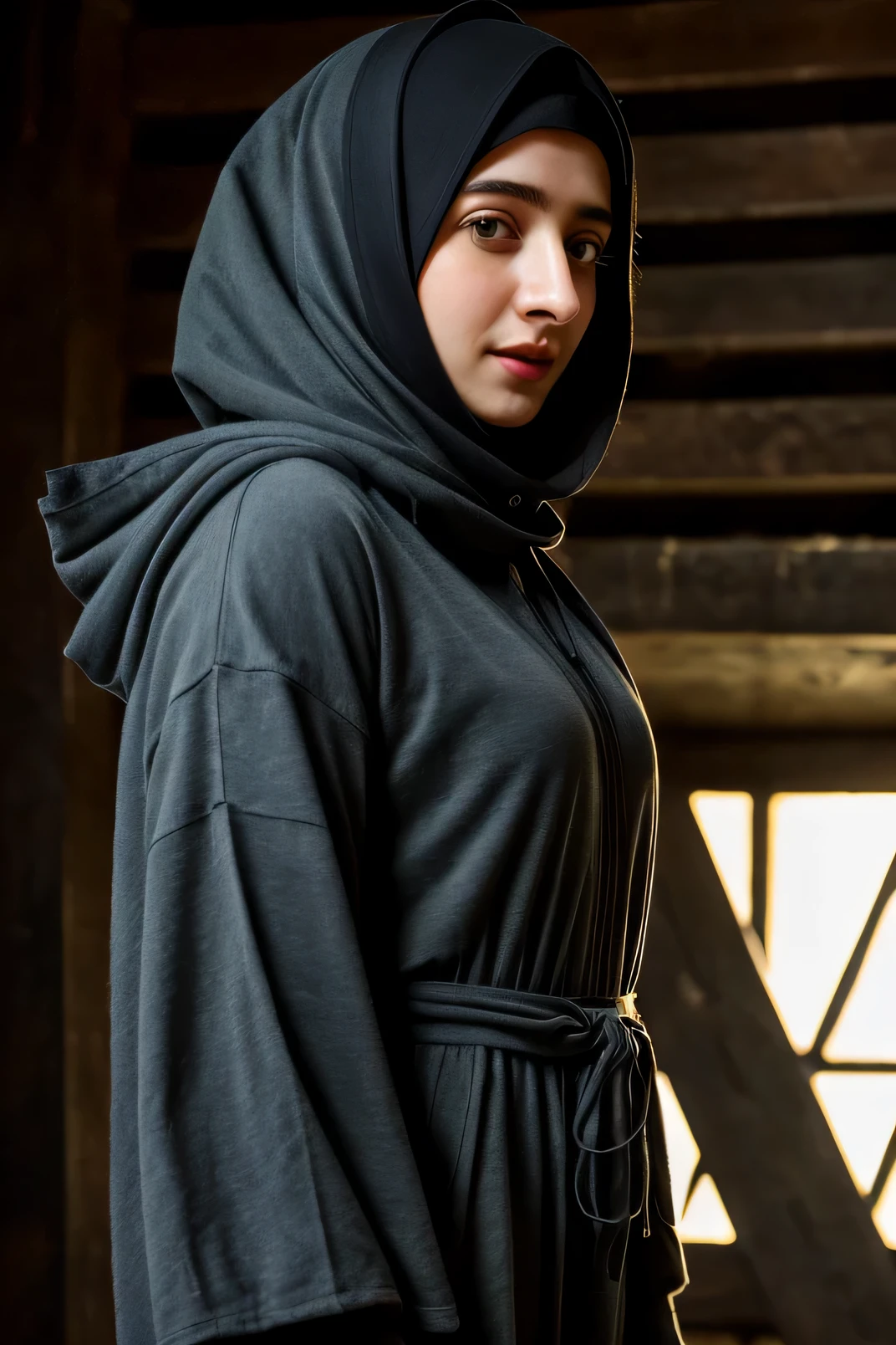 rompts
Copy
(RAW photo, best quality), (Cuteness Mawra Hocane), (realistic, photo-realistic:1.3), HIJAB OUTFITS DRESS, Hoodie, best quality of Hijab Girl, Full Hijab Dress, highly detailed Hijab, masterpiece, ultra-detailed, illustration, 1girl, upper_body, dynamic angle, world masterpiece hijabi, messy_long_hair, best qua, extremely detailed CG unity 8k wallpaper, ink, Amazing, cinematic lighting,