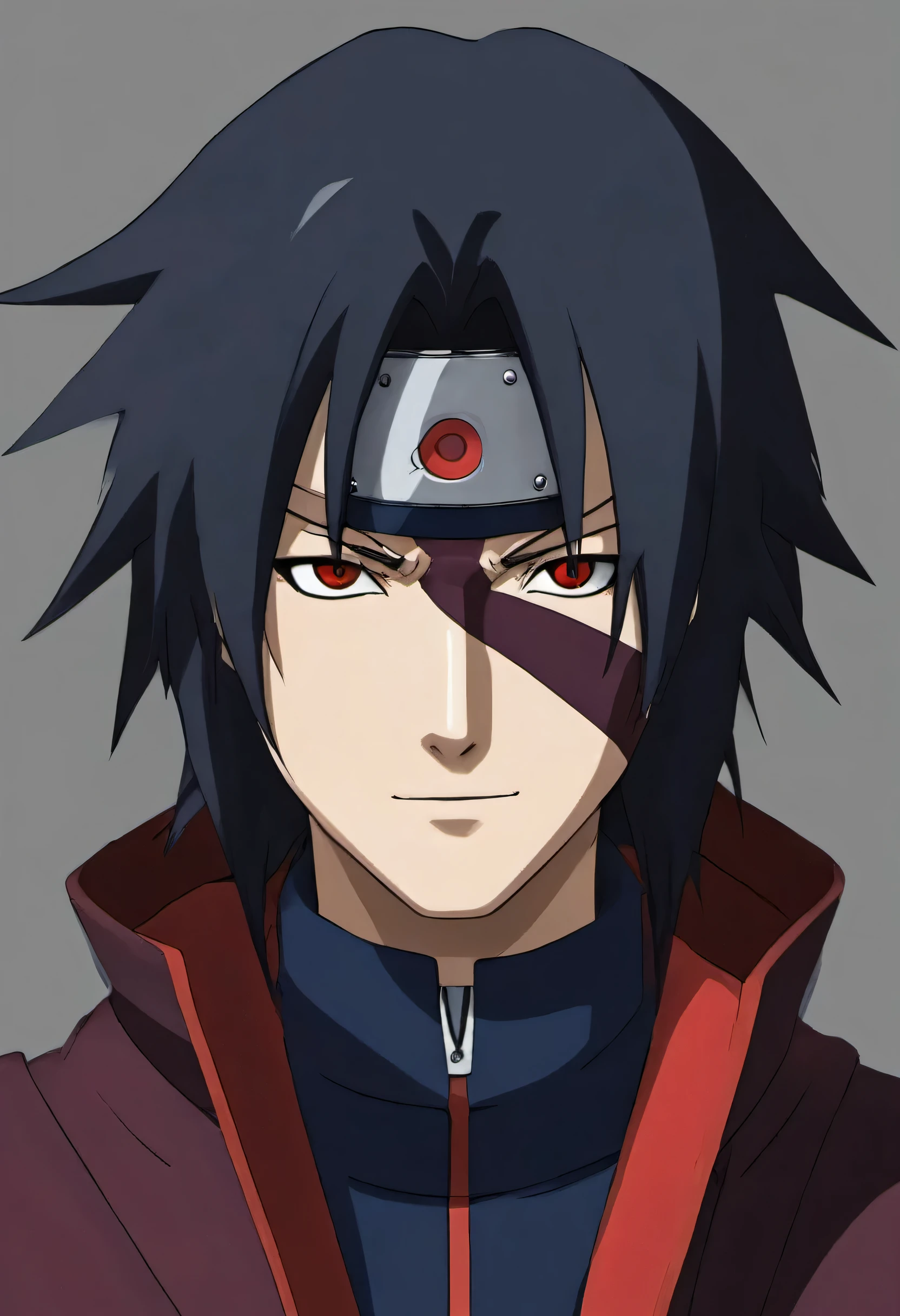 homem de anime uchiha Madara uchiha Madaracom um comportamento sombrio e taciturno, com olhos vermelhos brilhantes e um sorriso malicioso, hack a powerful computer system with visible electrical currents flowing through your body, enquanto sombras sinistras o cercam, (sinistro:1.2), (Dark, moody lighting), (atmosfera sinistra), (Contrast between Light and Dark)