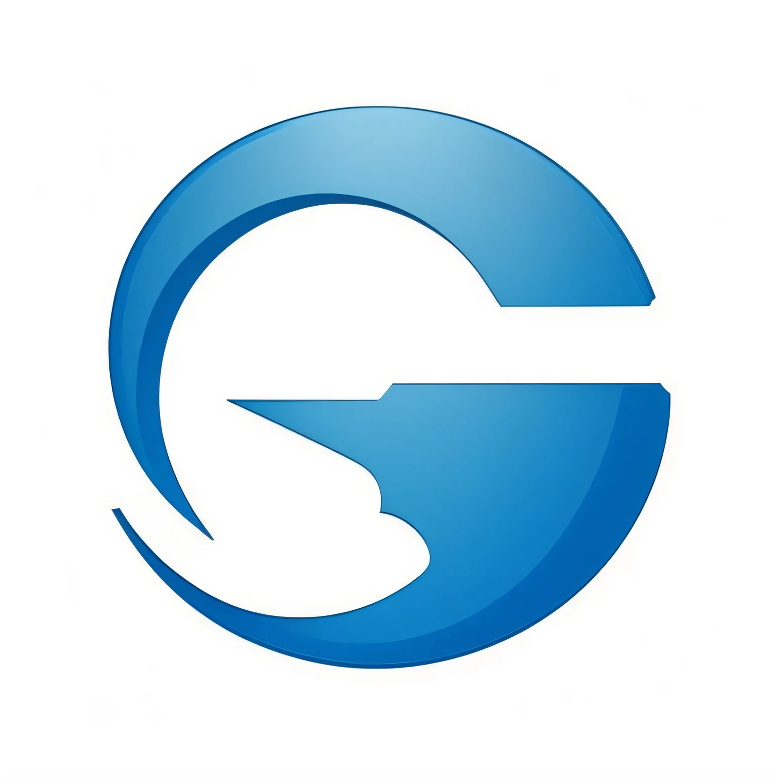 a blue circle with a curved arrow inside, gnomon, gawr gura, guangjian, cgtrader, gujian, giga, giorgio, cgworld, by Grzegorz Domaradzki, gerome, guido, g cgsociety, by Grzegorz Rutkowski, edon guraziu, logo without text, cgstudio
