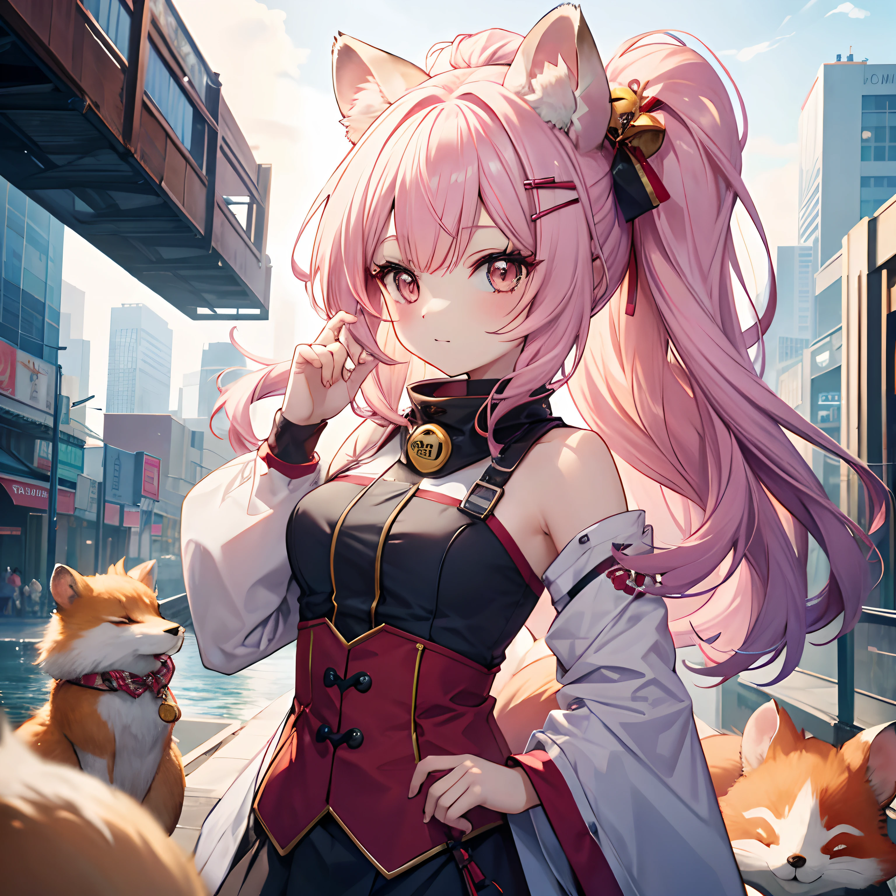 hamster girl and fox girl
