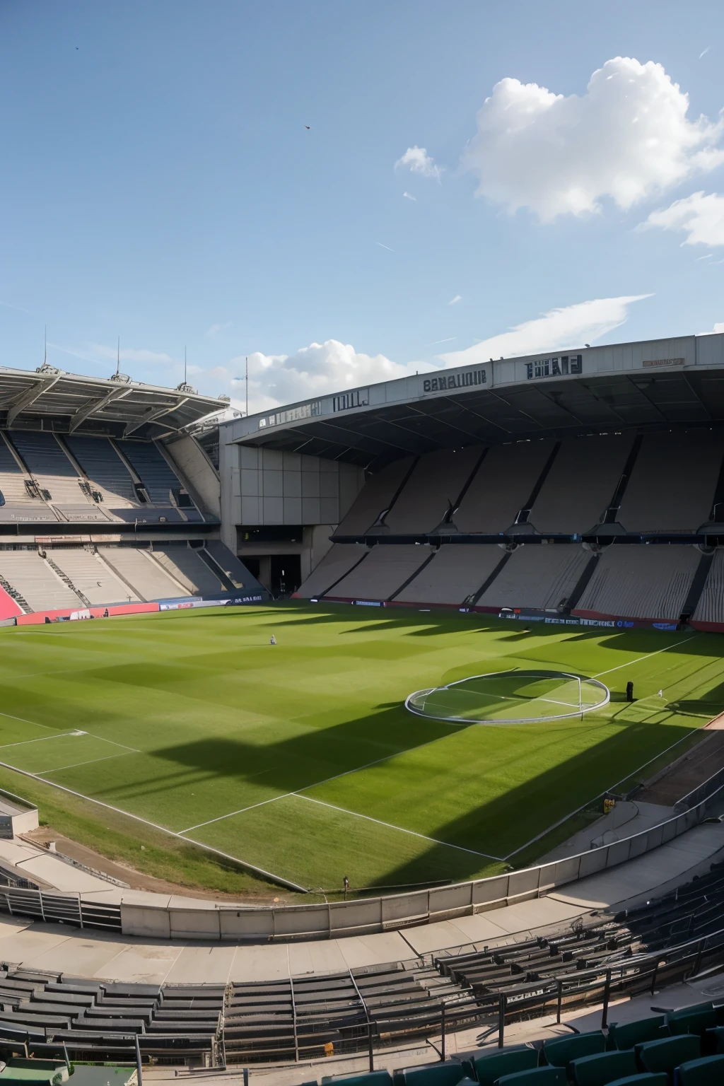 ((Melhor qualidade)), ((futuristic)), soccer stadium at North Ireland with full attendance