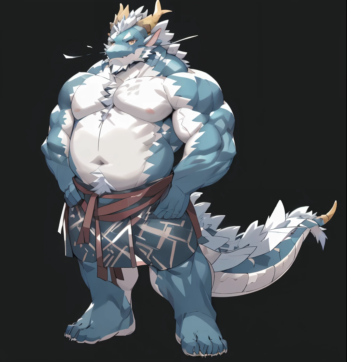 (黑色皮膚東方dragon),(黑白阴阳General裸內和服),Holding a long sword,strong posture,stand calmly,(The background is a city covered in ice and snow:1.2),abdominal ,heroic posture飒爽,完美的masterpiece,Various facial details,distance perspective,specific description,masterpiece,CG,(golden eyes),black and white pattern,dark purple tail,General,heroic posture,dragon,black and white fur,Specific facial details,Half body,(黑白阴阳General战履),(Chang Ling),((middle aged)),(Face focus),(16K),HD,black and white belly,temple,beard,(Face line),different students,(Black and white yin and yang naked kimono),(black and white hair),Strong,muscle,(High resolution:1.3),(Standing in front of a city covered in ice and snow),(close up),(Detailed face:1.5),Perfect details,(Half body),(Detailed depiction of face:1.5),(Zoom in on face:1.5),(白色Face line:1.2),(黑色beard:1.3),(white face;1.6),white body